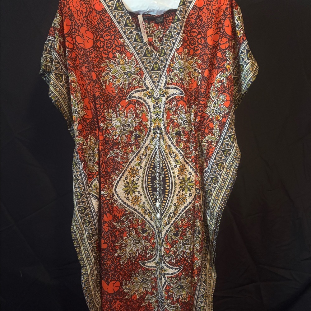 Asymmetrical Red and Black Women's Dress